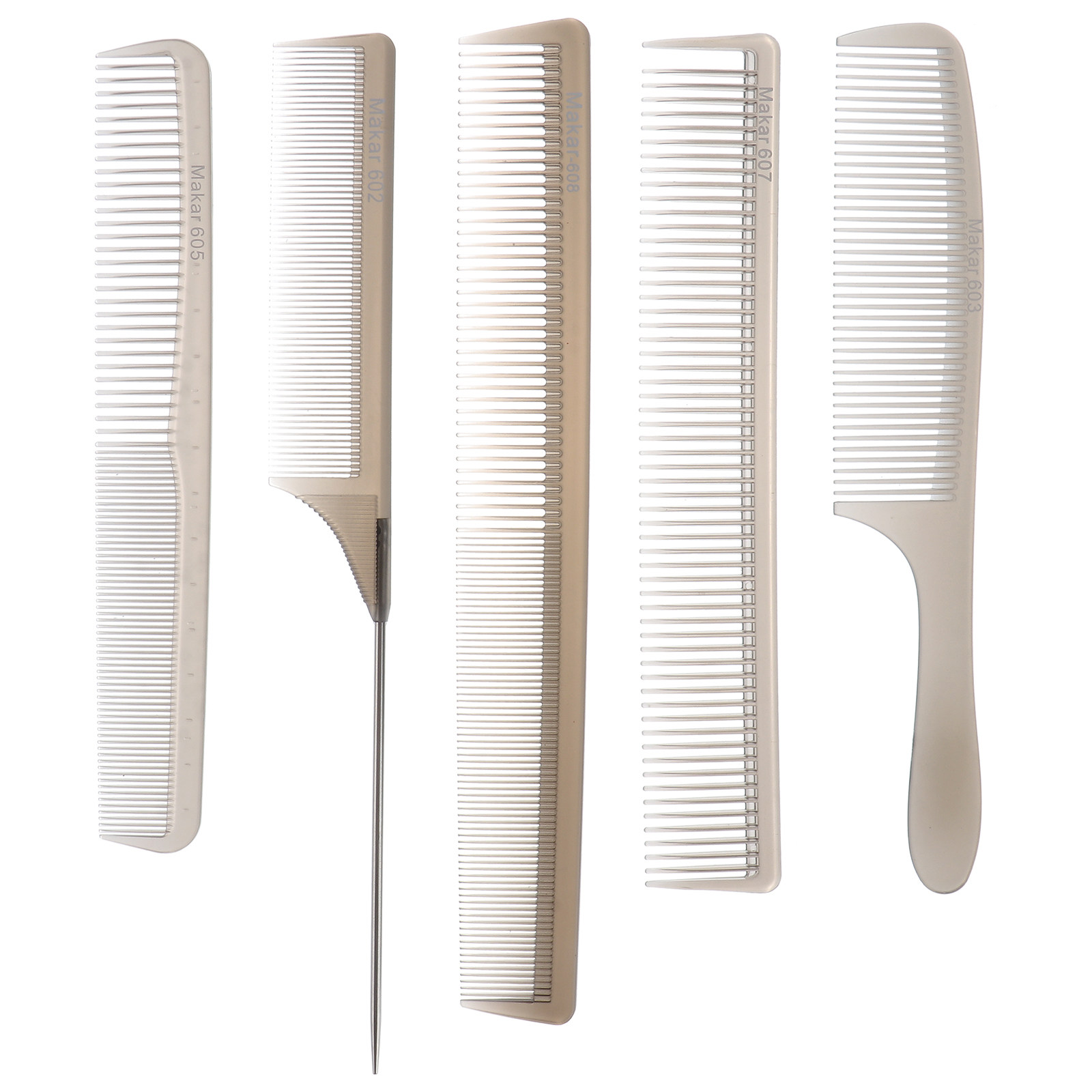 Home Barbershop - ヘアサロンコーム 帯電防止 薄い歯のデザイン プレミアムPC素材 安全な滑り止めグリップ 家庭用理髪店ヘアスタイリング用