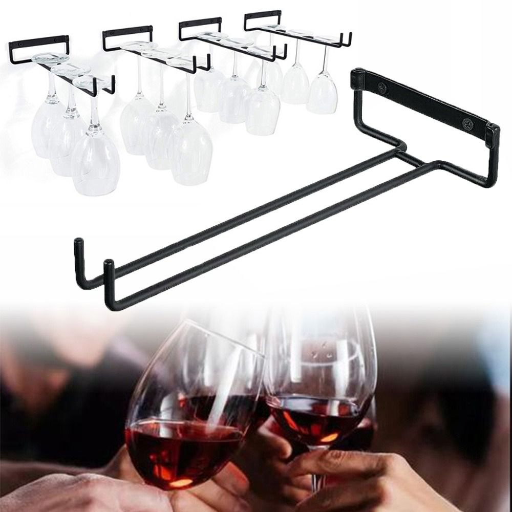Home Bar Stand - 壁掛けステムウェアホルダーキッチンワイングラスホルダーカップハンガーゴブレットハンギングラック収納棚