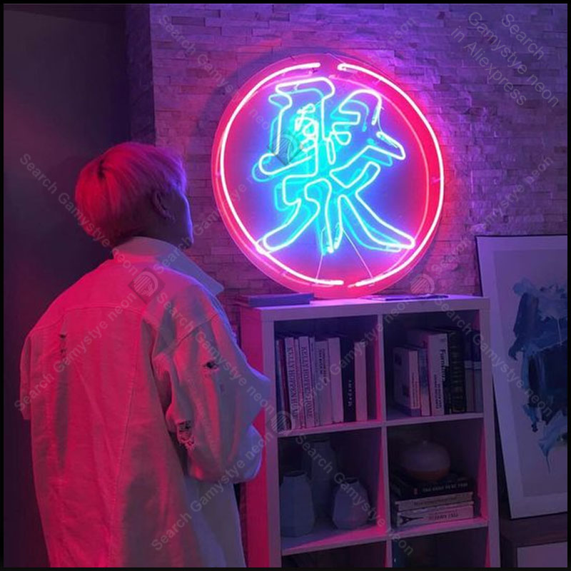 Home Bar Word - パーティー用の中国語のネオン電球,ビールの象徴,バーのゲームルームの装飾,ホテルのランプ,ホームランプの宣伝,クラブアート