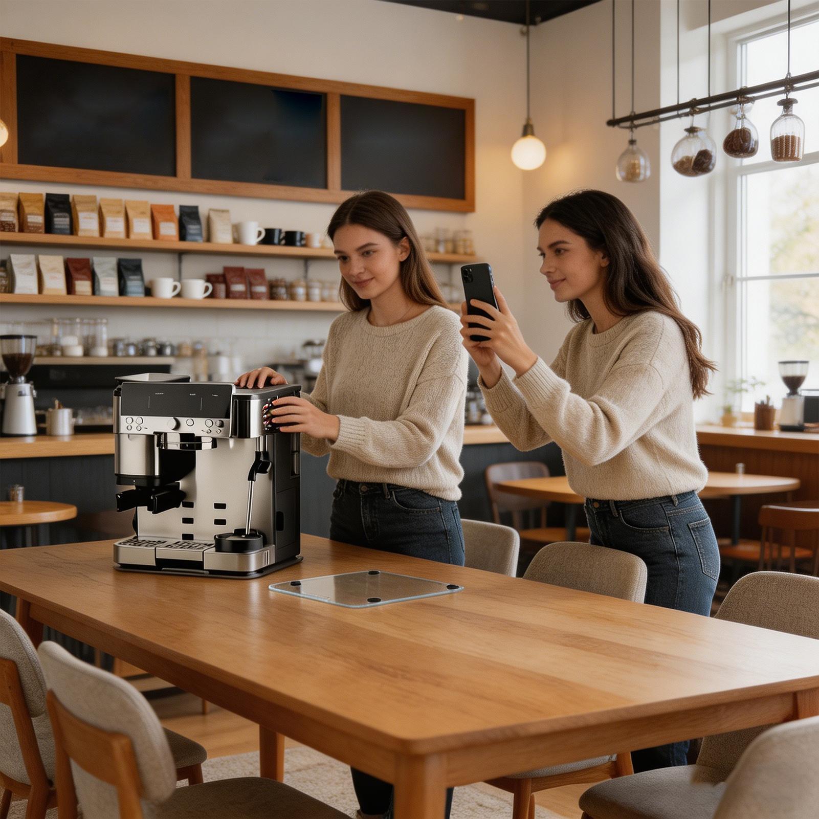 Home Bar And Counter - アプライアンススライダートレイ サイレントローリングカウンター保護スライド式コーヒートレイ カウンタートップ用 家庭用 オフィス アパート