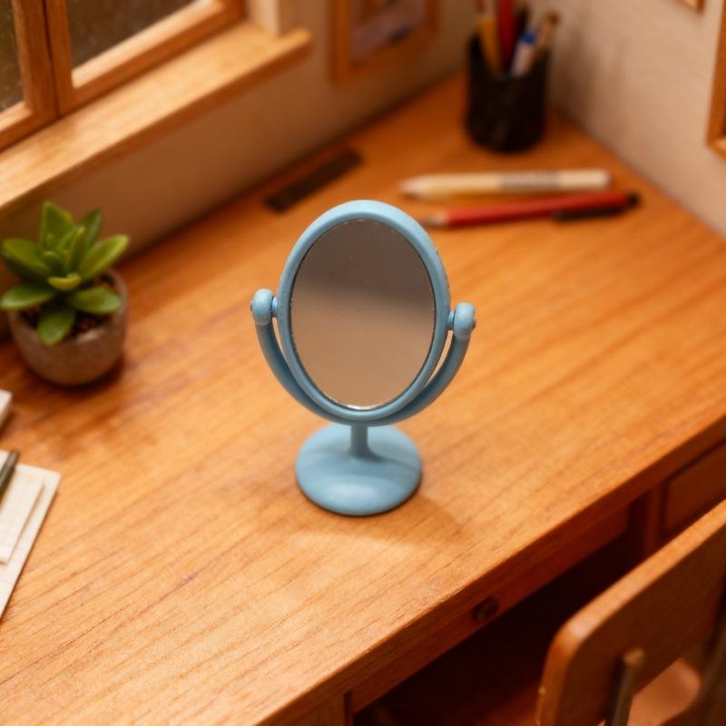 1 個ミニチュアレトロミラードレッシングテーブルシーンモデル - Home Bargains のレビューと価格