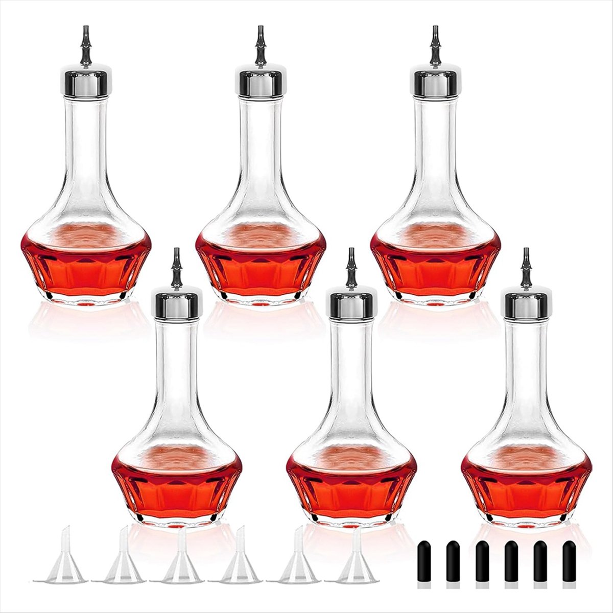 A75K 6個入り ビターズボトルセット 50ml/1.6o - Bitters Bottle Set のレビューと価格