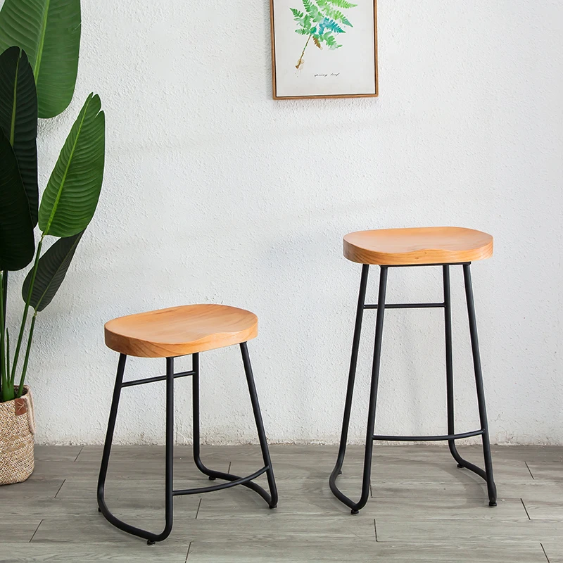 シンプルモダンなアイアンバーチェア、高脚カウンタースツール、 - Home Bar Seating のレビューと価格