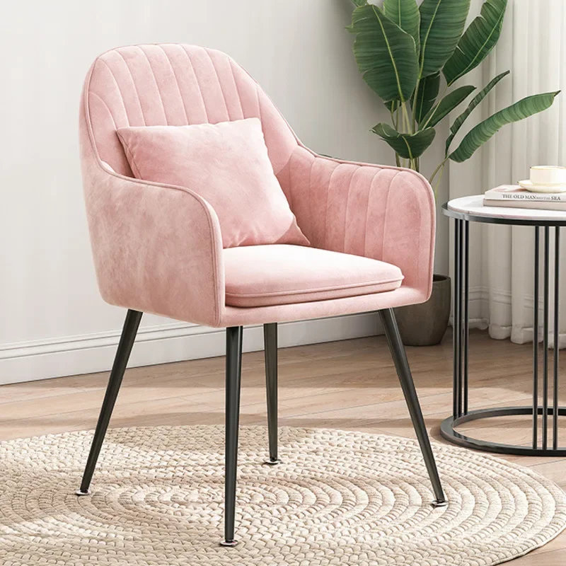 北欧風ファッションライトラグジュアリースエードメタルダイニン - Home Bar Seating のレビューと価格