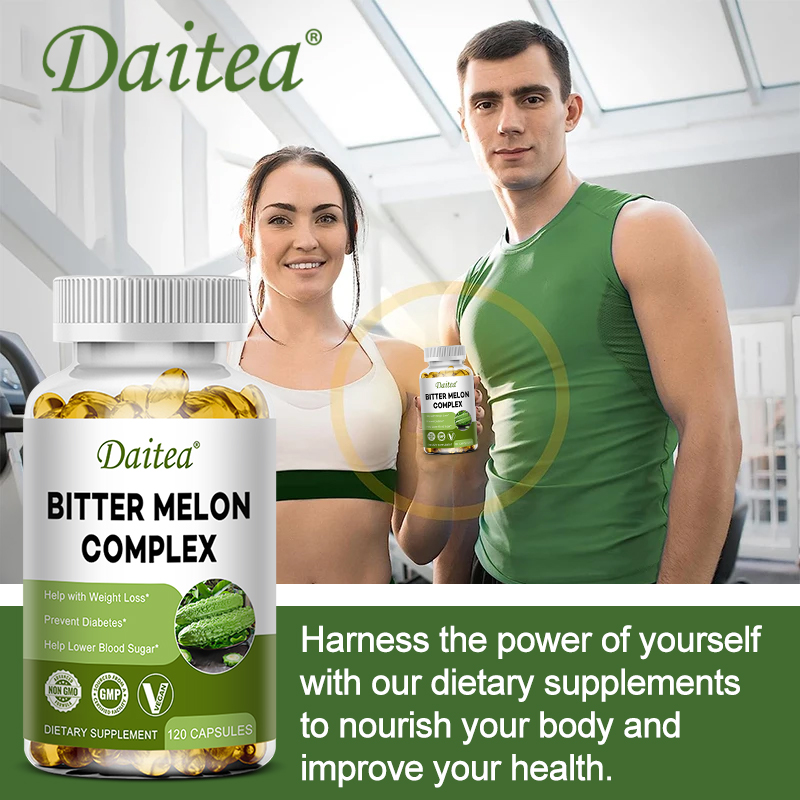 Daitea 天然ゴーヤエキス カプセル - 体重管理と正常 - Bitters Bottle Set のレビューと価格