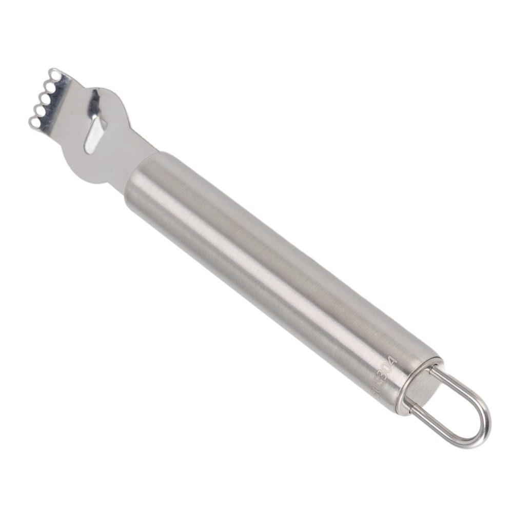 ステンレス製レモンピーラー ハンドル付き シルバーレモンゼス - Peeler Channel Knife のレビューと価格
