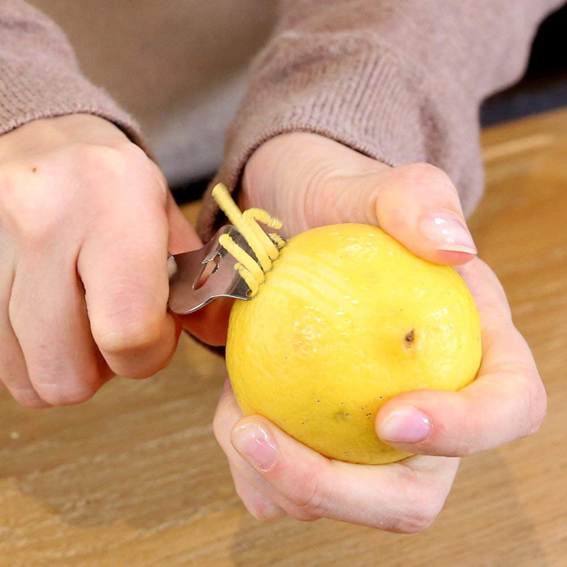 LMETJMA ステンレス鋼レモンゼスターおろし金 チャンネ - Peeler Channel Knife のレビューと価格