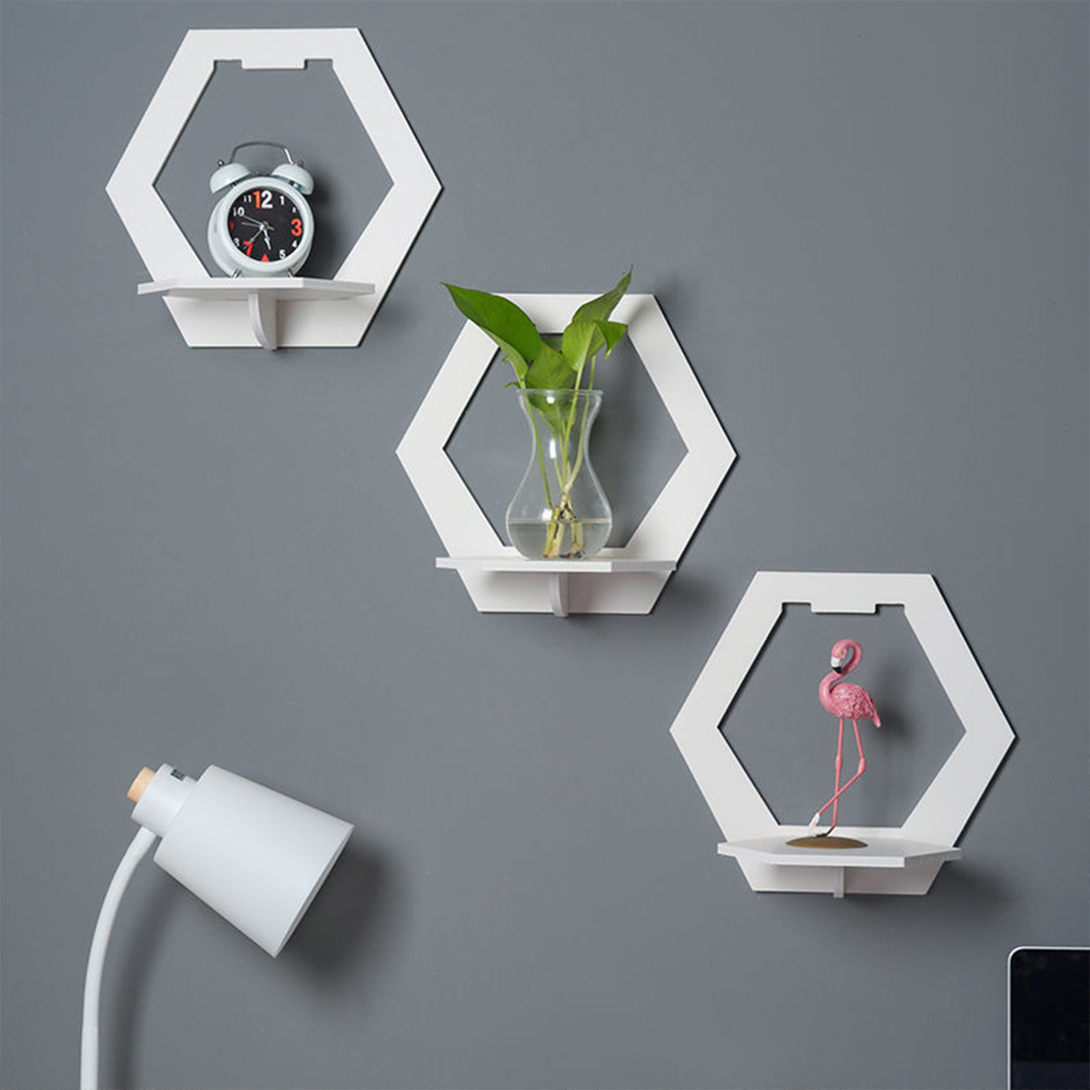 壁の棚のセット,3個,パンチ,ベッドサイドテーブル,フラワー - Home Bar Shelf のレビューと価格