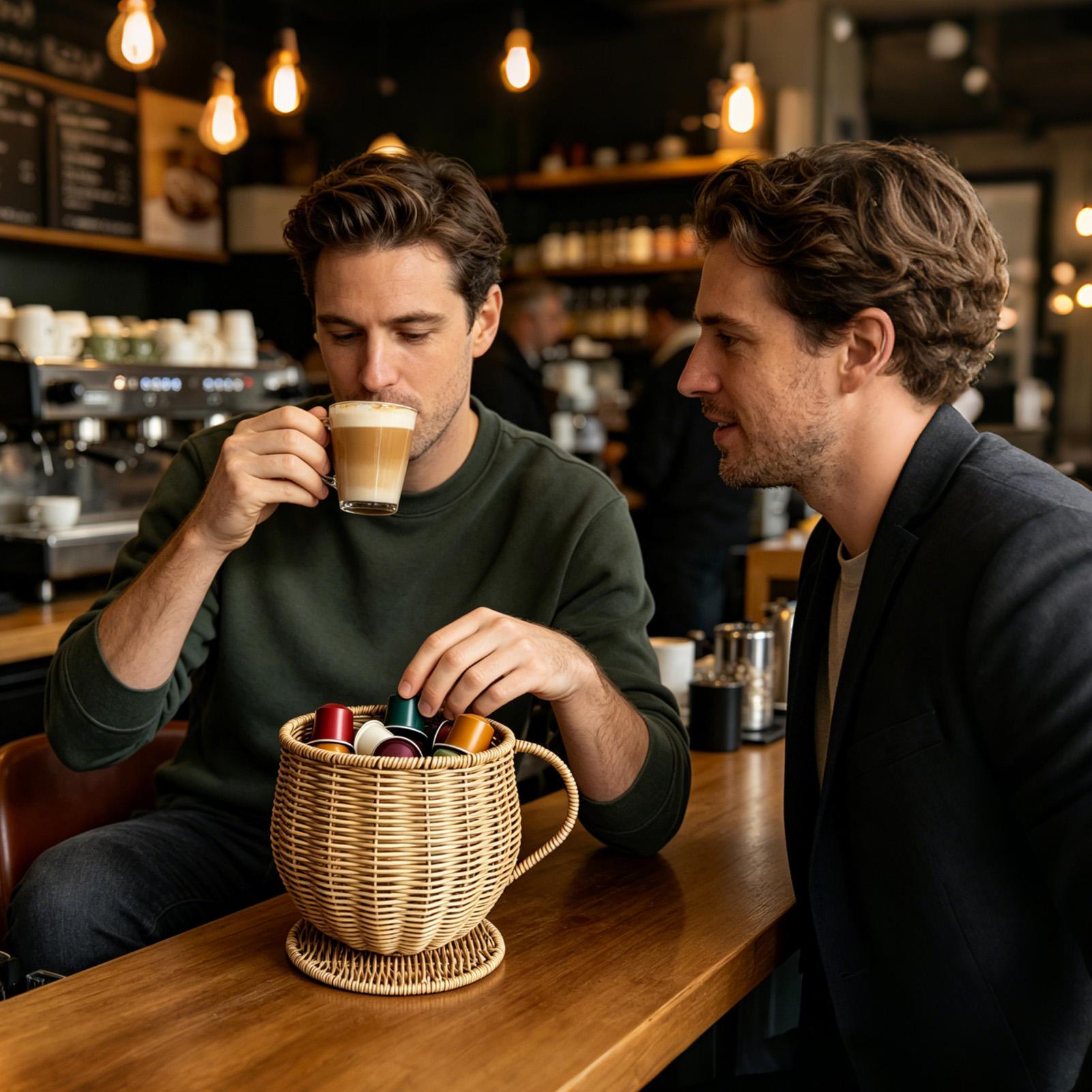 コーヒーポッドホルダーカップデザインスタンド、編み込みコーヒ - Home Bar And Counter のレビューと価格