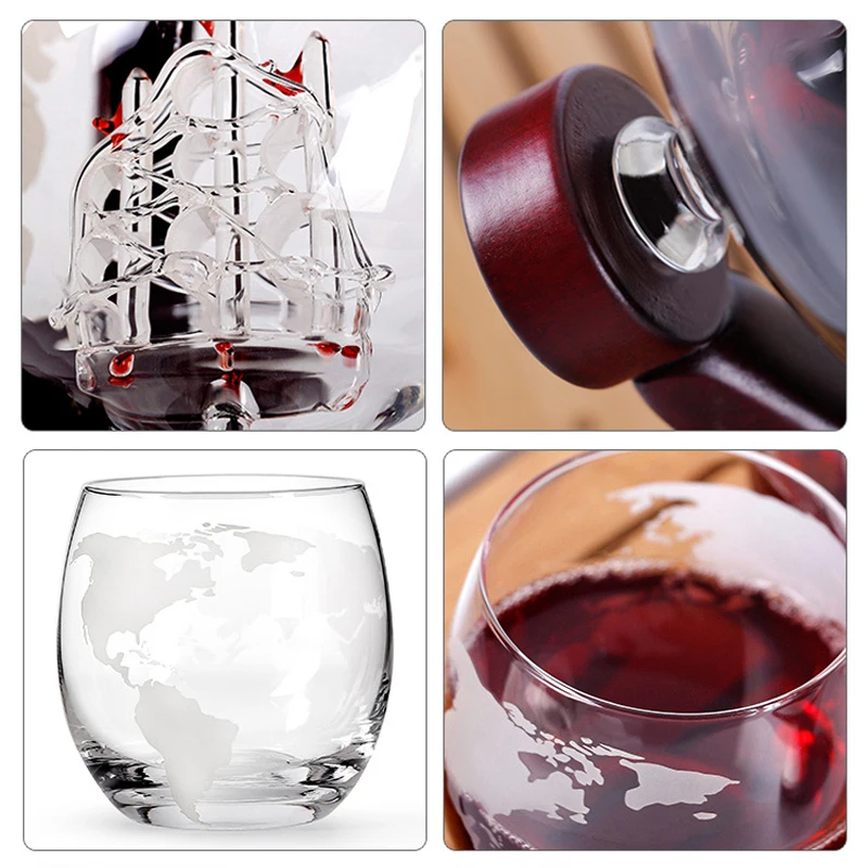 ウイスキーグラスセット クリスタルグローブ リカーカラフェ  - Decanter Globe Set のレビューと価格