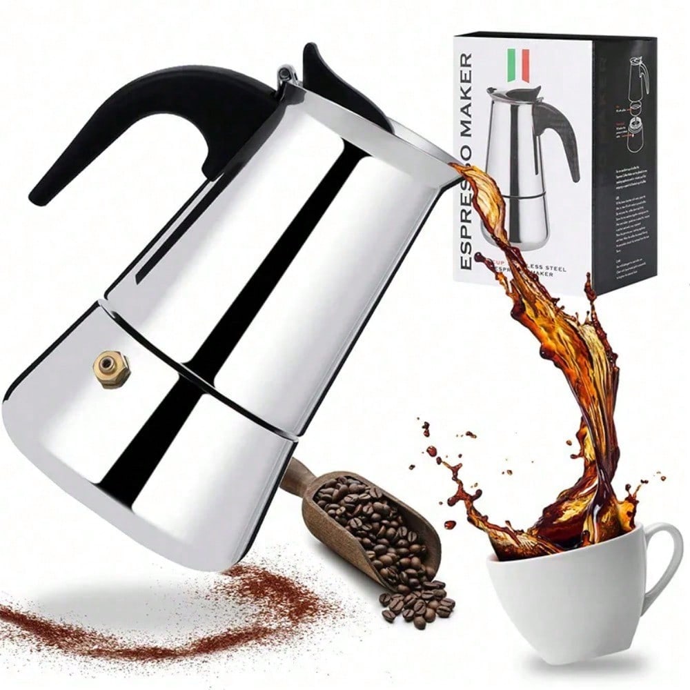 12 カップコーヒーメーカーステンレス鋼エスプレッソメーカー - Home Barista のレビューと価格
