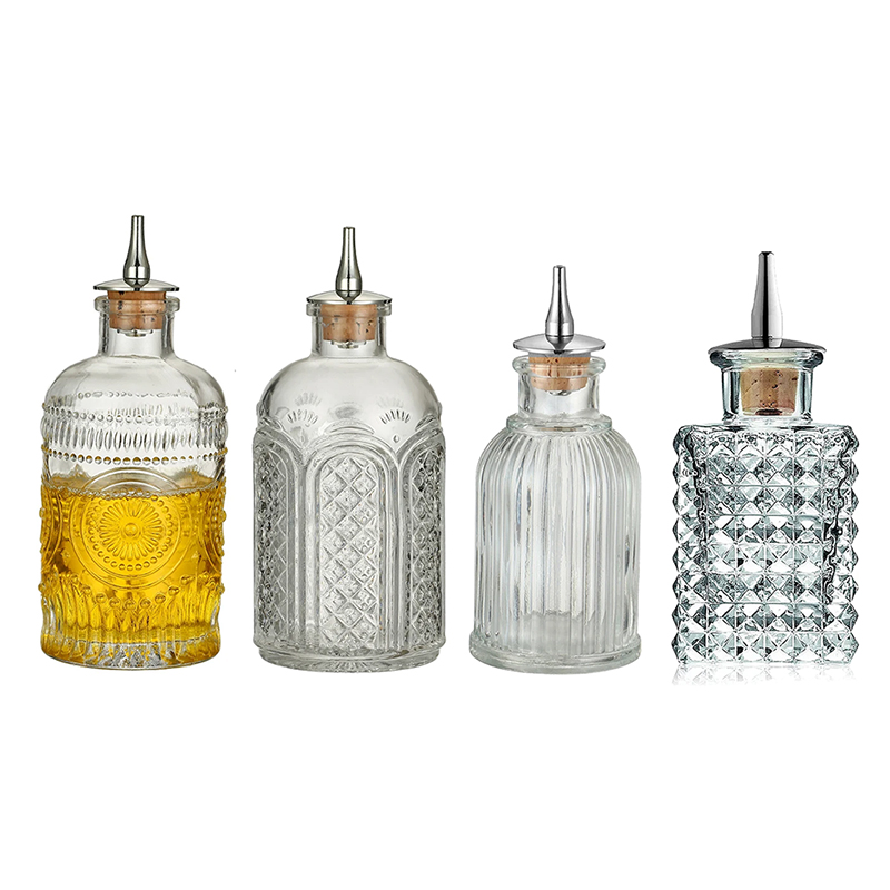 ヴィンテージ カクテル ビター ボトル ダッシャー トップ付 - Bitters Bottle Set のレビューと価格