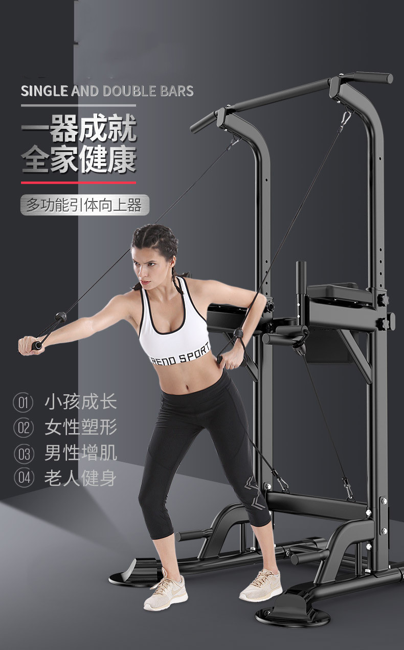 懸垂バー筋力トレーニングマシンホームジムアシストディップチン - Home Bar Stand のレビューと価格