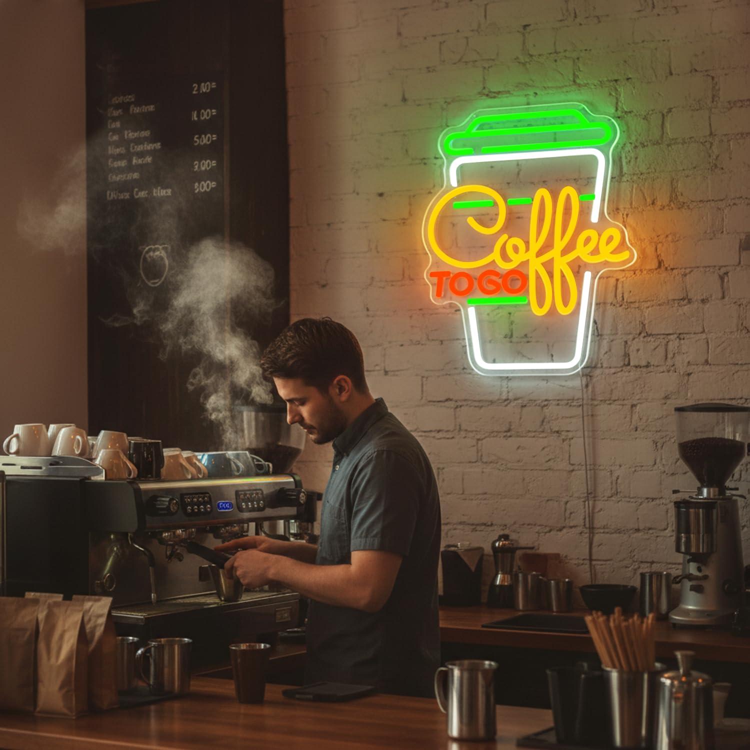 コーヒーネオンサイン USB調光可能なLEDライト コーヒー - Home Bar And Coffee のレビューと価格