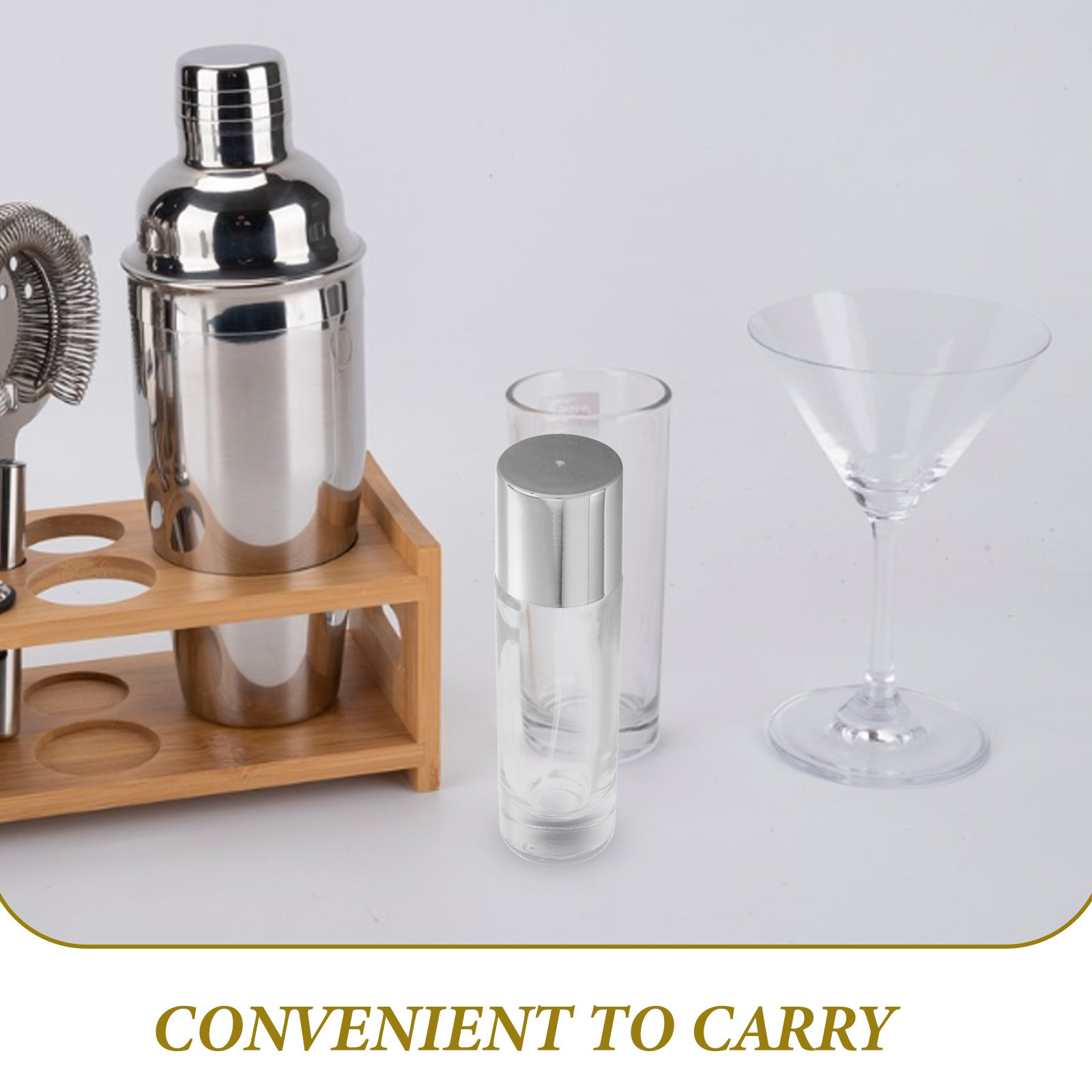 30 ミリリットルクリスタルガラスビタースプレーボトルバーカ - Bitters Bottle Set のレビューと価格