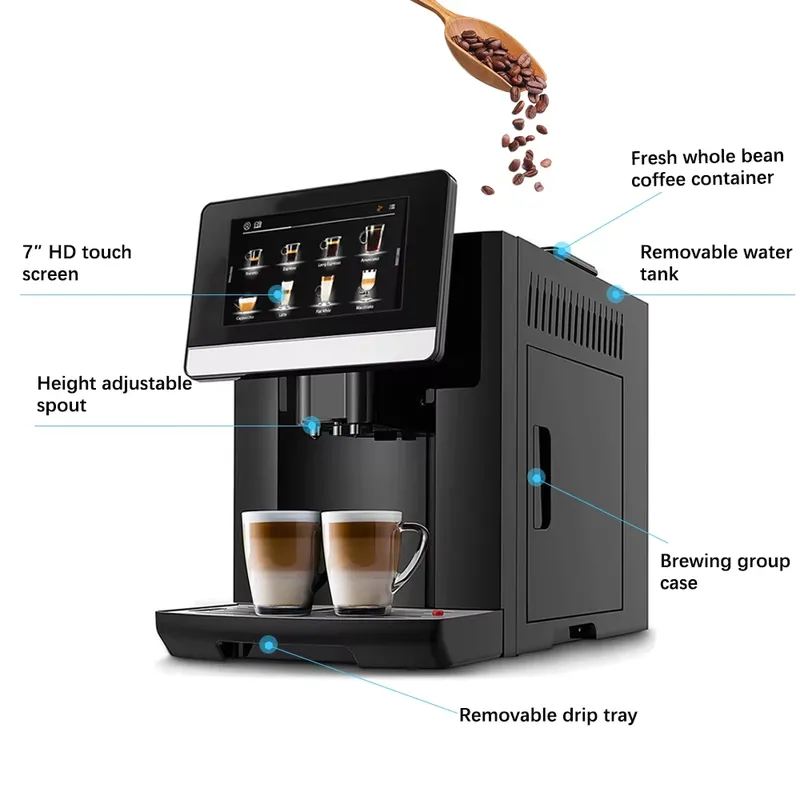 業務用エスプレッソコーヒーマシン 自動プロフェッショナル多機 - Home Barista のレビューと価格