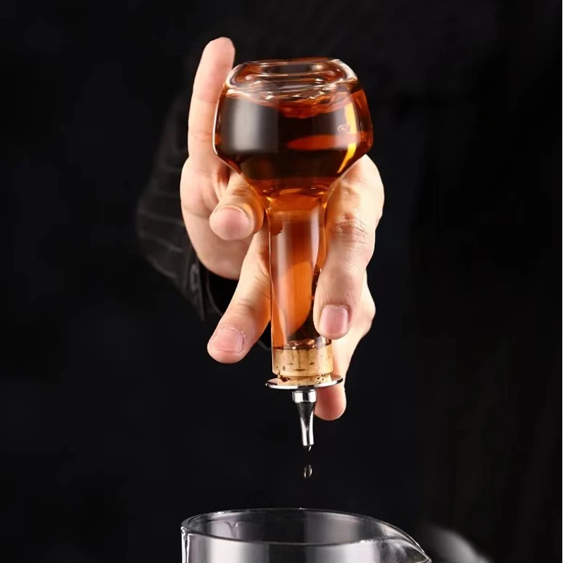 カクテルビットボトル、キャップ付き、ステンレス鋼キャップ付き - Bitters Bottle Set のレビューと価格