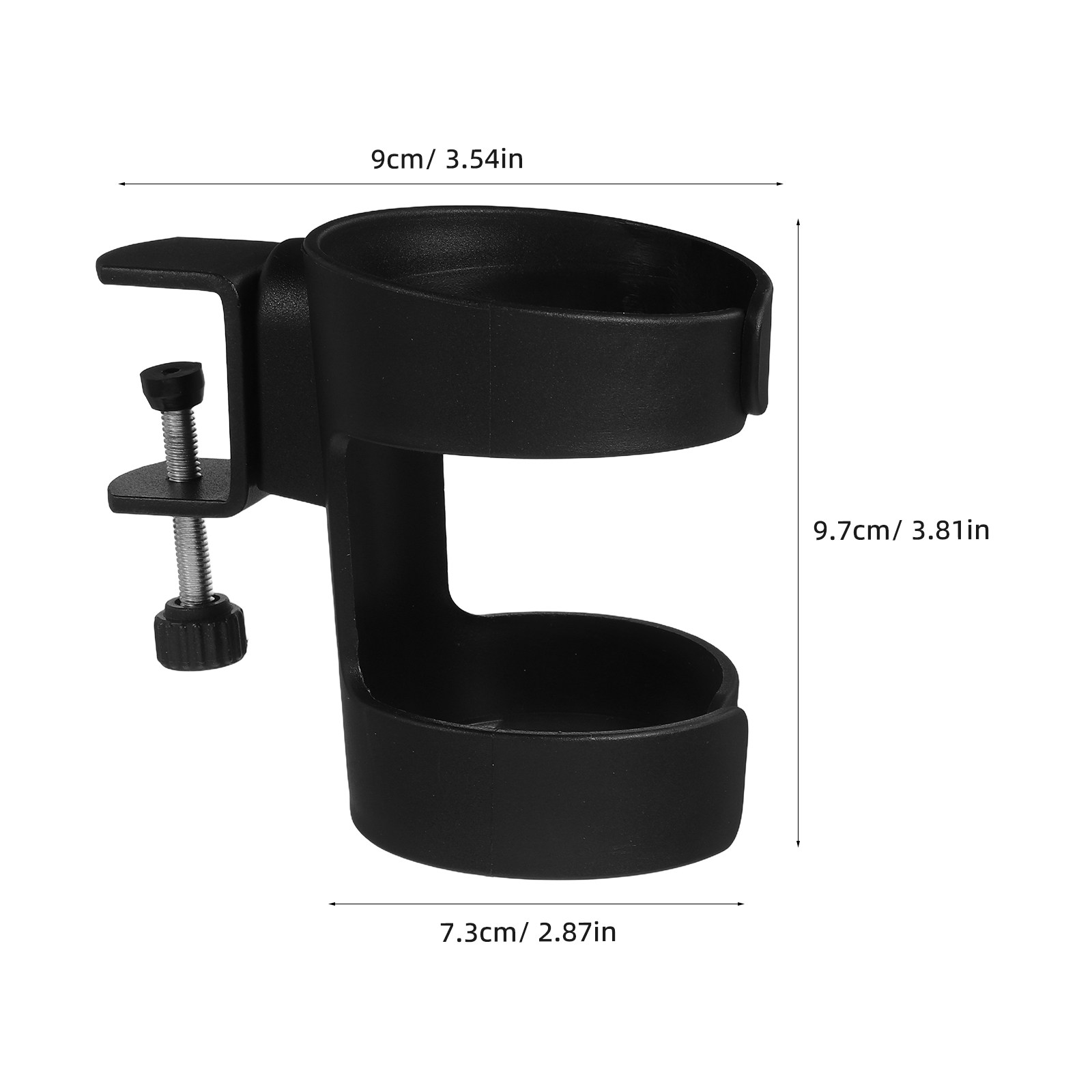 デスクカップホルダークランプ 調節可能な金属製デスクエッジド - Home Bar Stand のレビューと価格