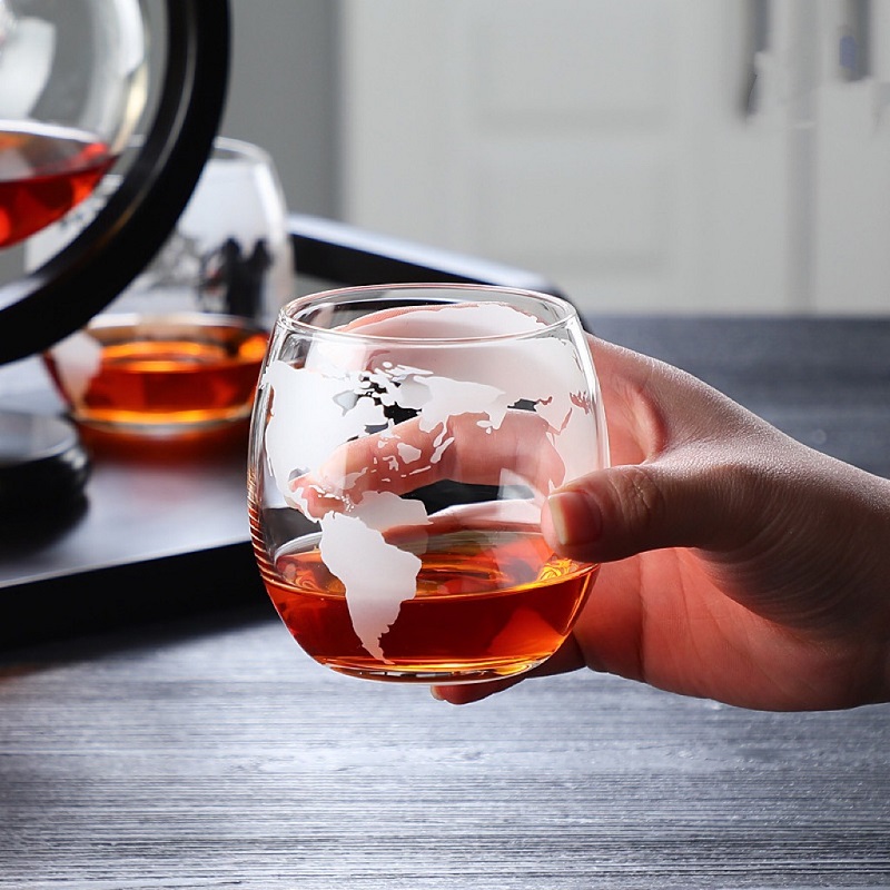 1L クリエイティブグローブデカンタセット、鉛フリーカラフェ - Decanter Globe Set のレビューと価格