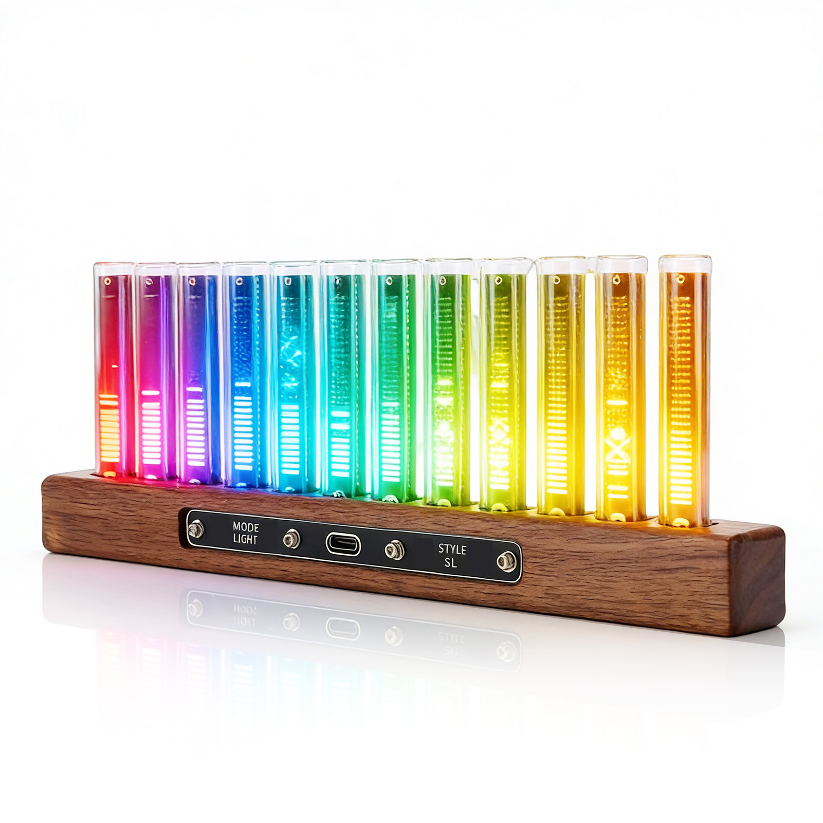 LED音楽スペクトラムディスプレイホームオーディオアナライザ - Home Bar Shelf のレビューと価格